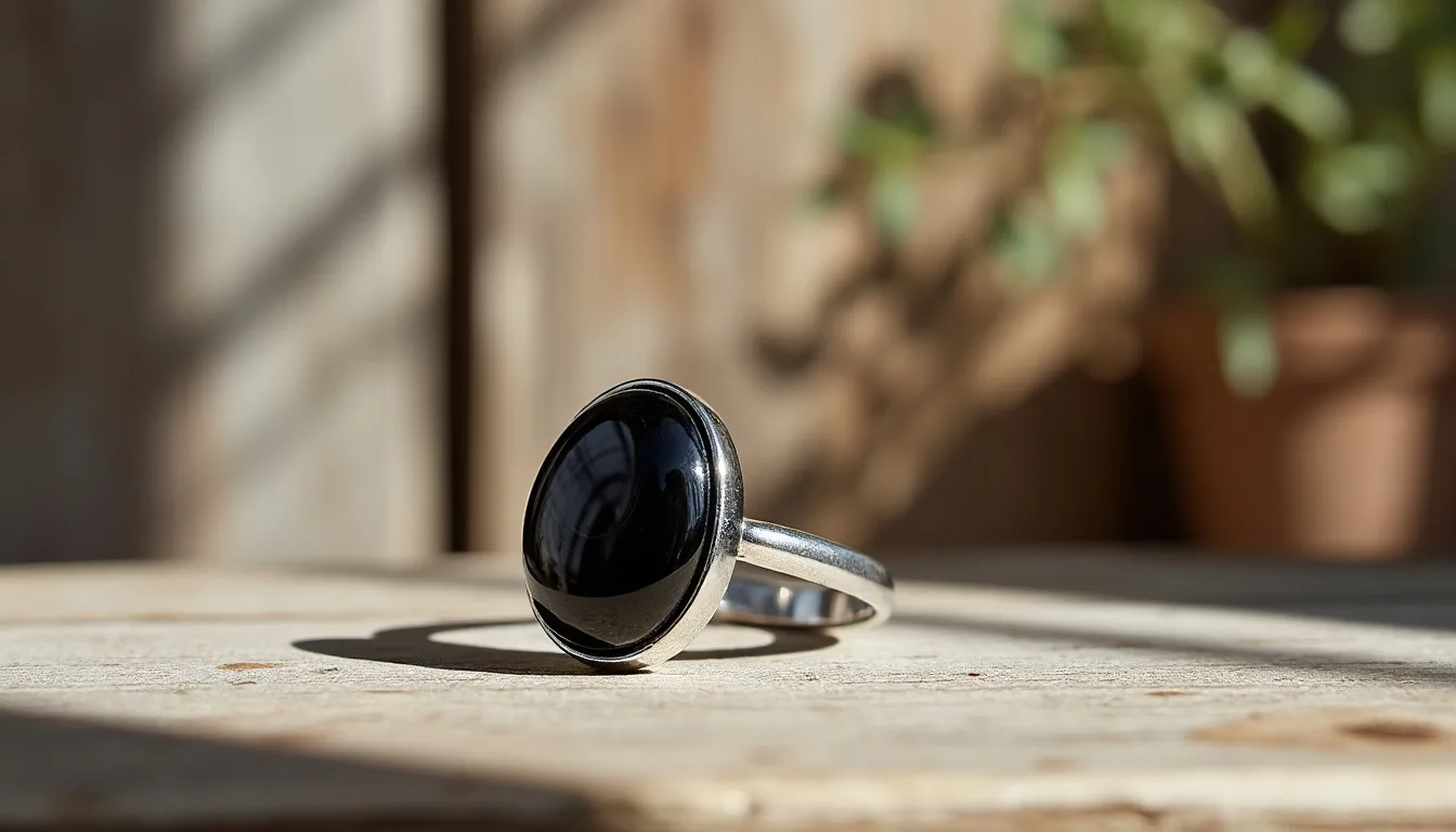 Bague onyx signification : symbolique, vertus et styles à adopter