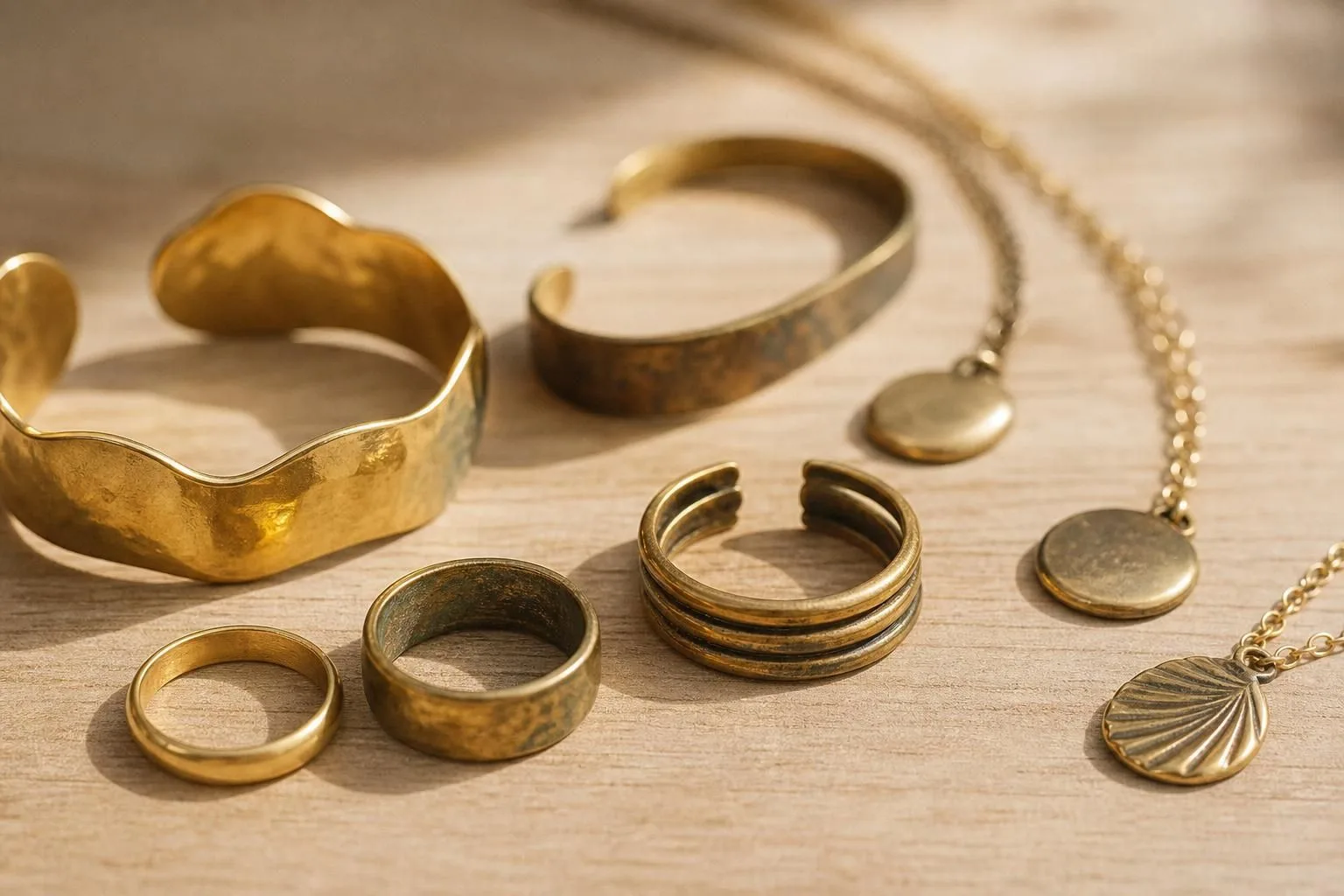 Bijoux en laiton : avantages et inconvénients