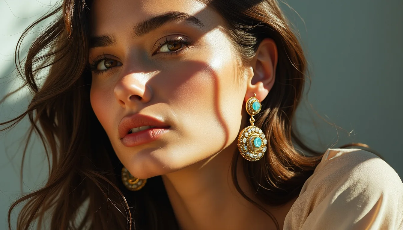 Boucle d’oreille visage rond : les modèles qui flattent votre morphologie