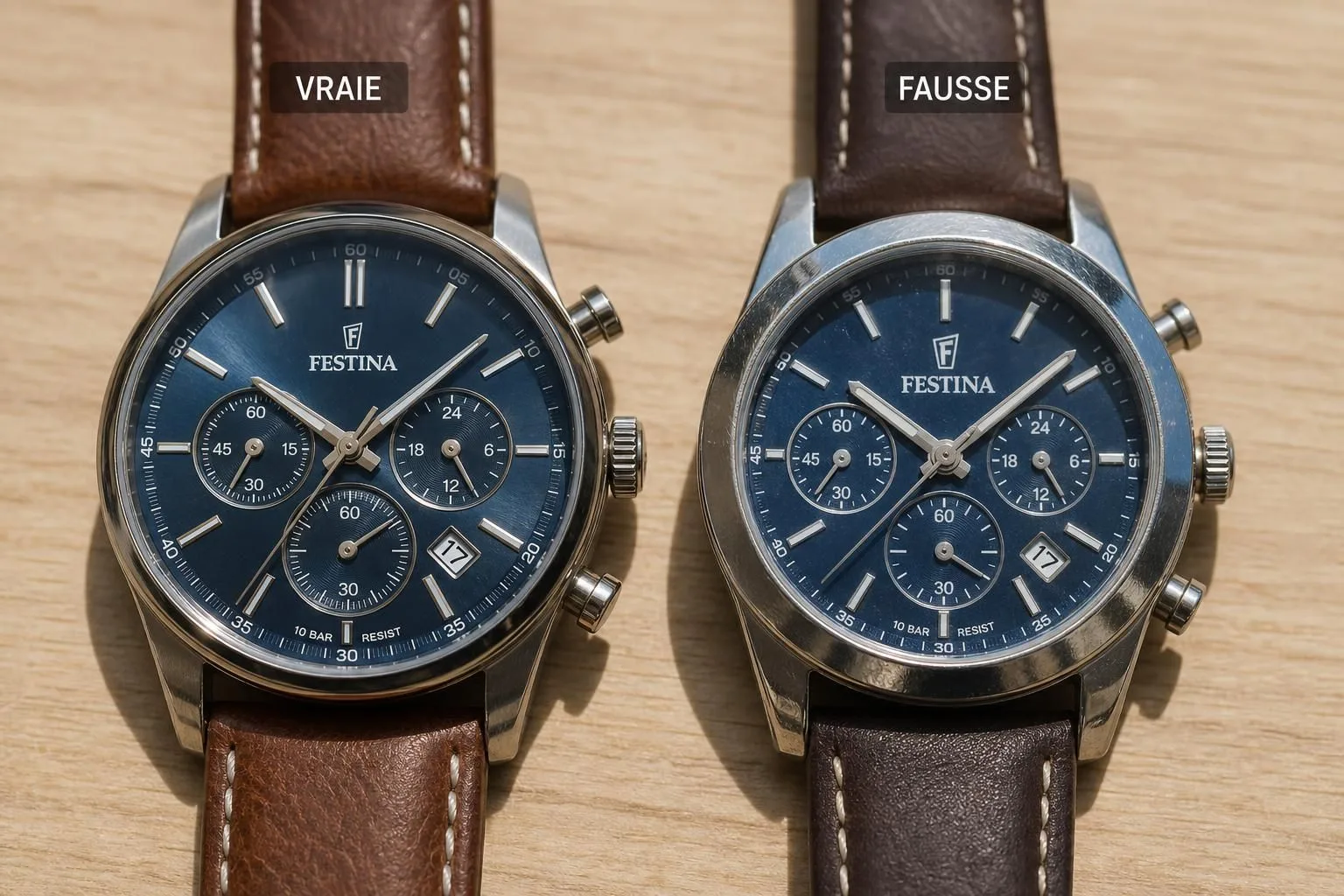 Comment reconnaître une fausse montre Festina ?