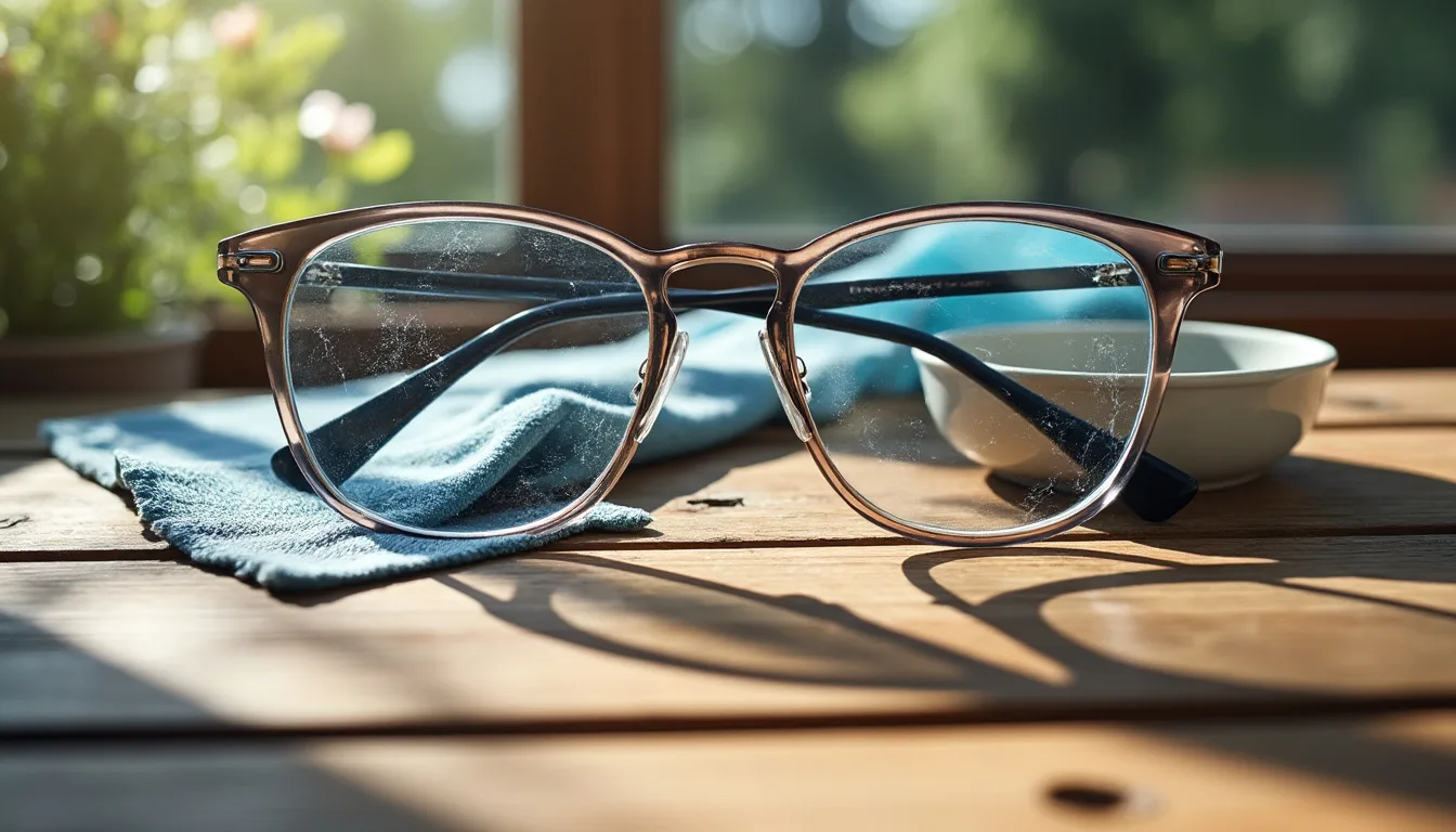 Enlever des rayures sur des lunettes : méthodes efficaces et limites
