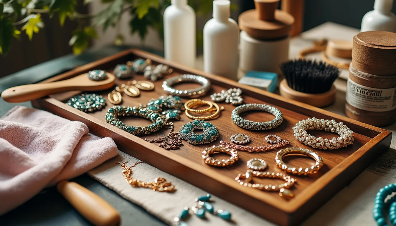 Nettoyage bijoux fantaisie : méthodes sûres pour préserver les finitions